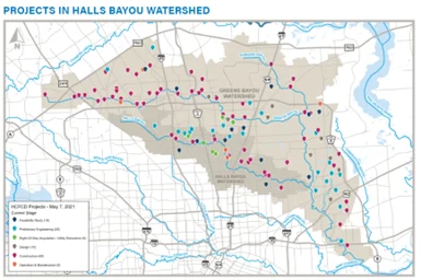 Halls Bayou Watershed Halls Bayou Watershed