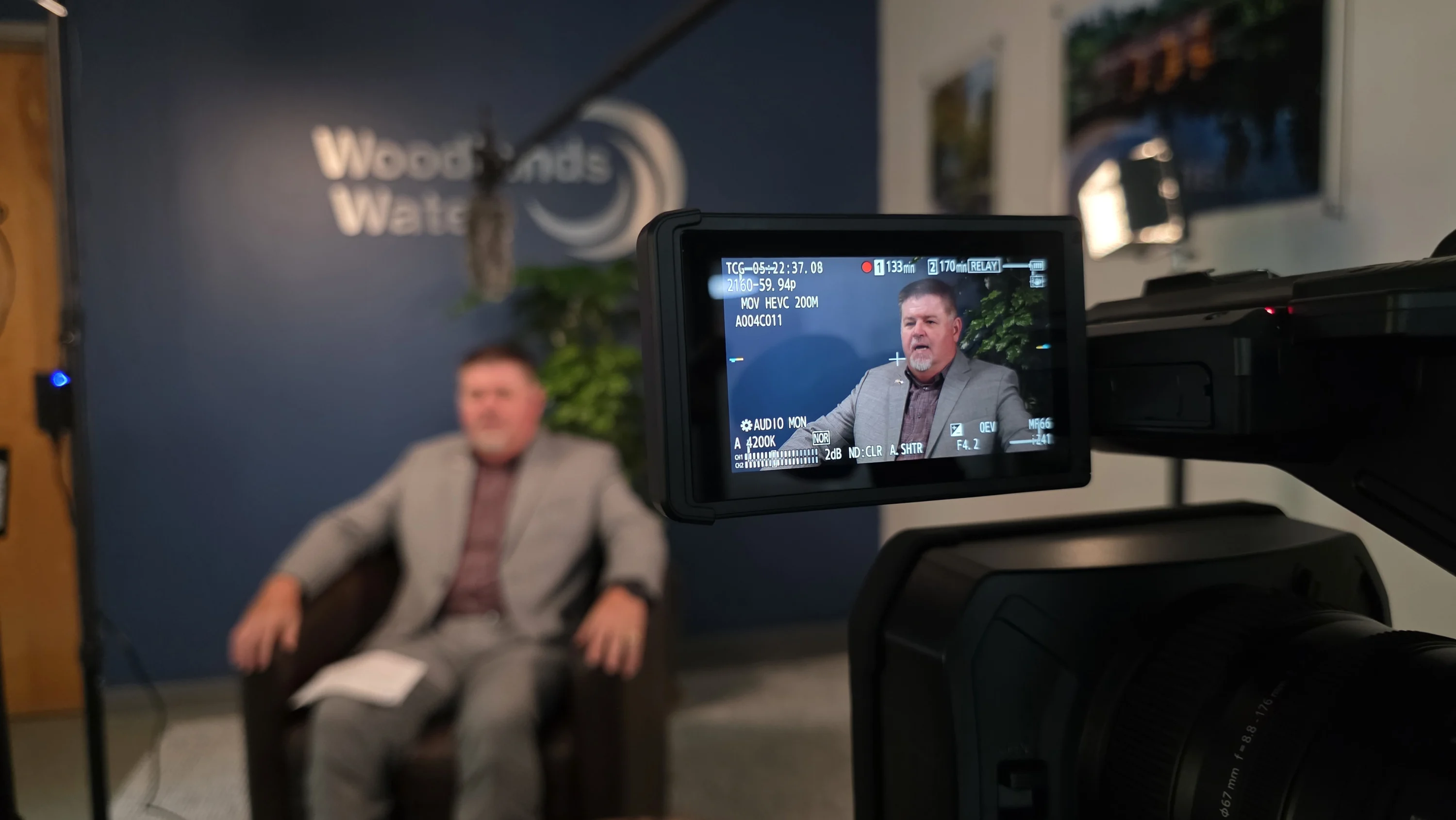 woodlands water renewal interviews Video Production